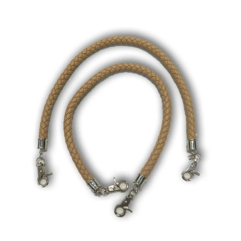 MANICI IN ECOPELLE INTRECCIATI